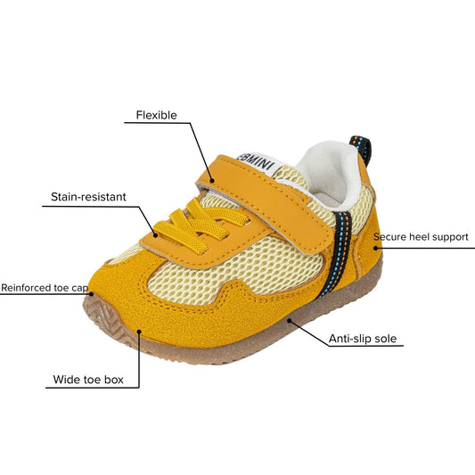 Yellow Wide Toe Play Sneaker