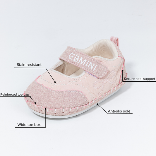 Rose Suede Wide Toe Mary Jane