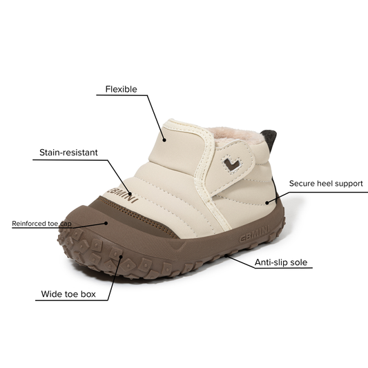 Wide Toe Winter Puffer Boot