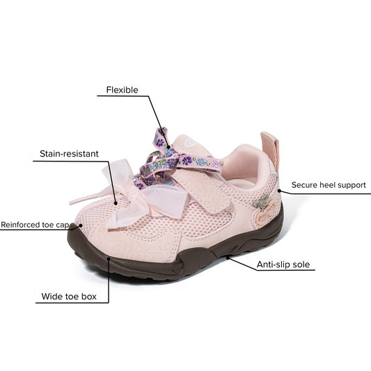 Lily Floral Wide Toe Sneaker