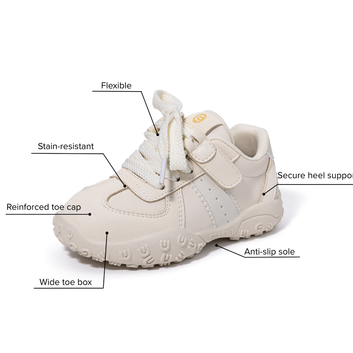 Wide Toe Soft-Flex Everyday Sneaker