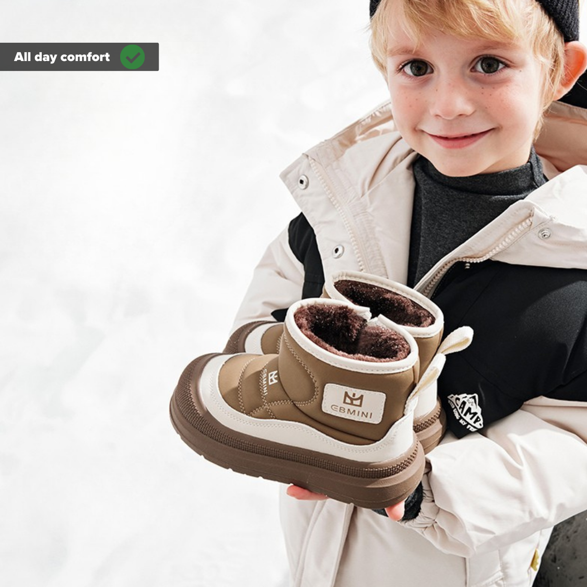 Wide Toe Winter Puff Boot