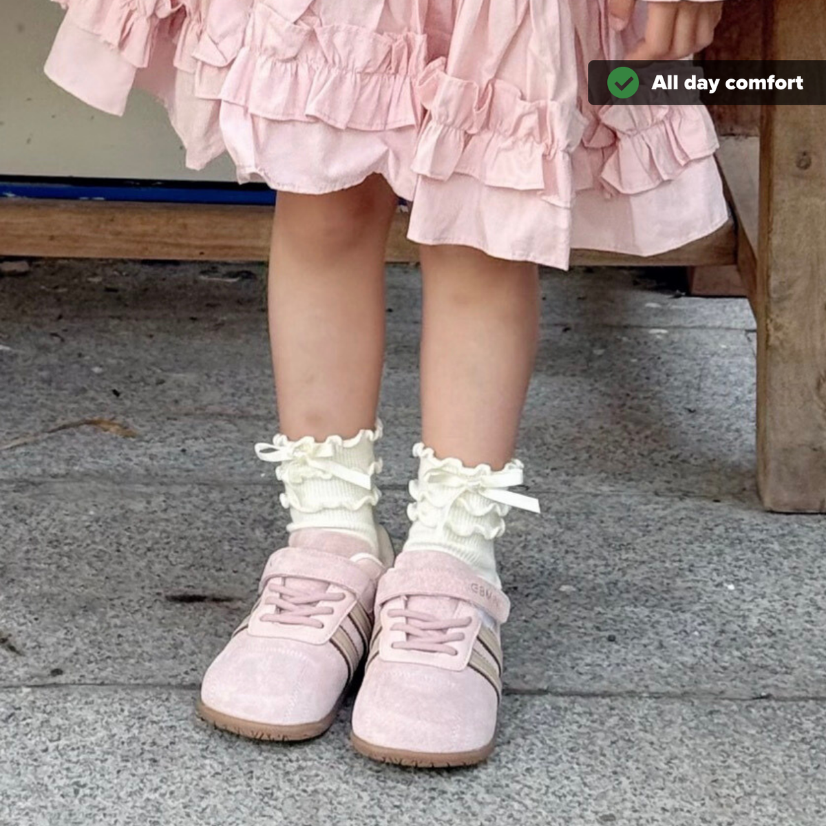 Piper The Wait-For-Me Wide Toe Sneaker