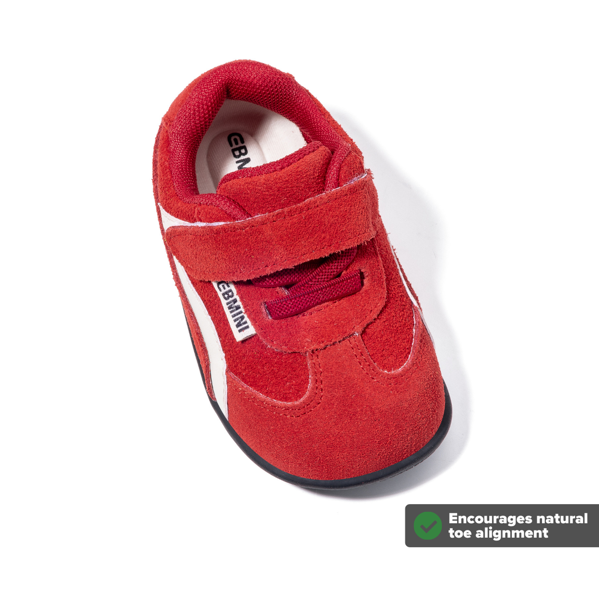 The Rover Wide-Toe Suede Trainer