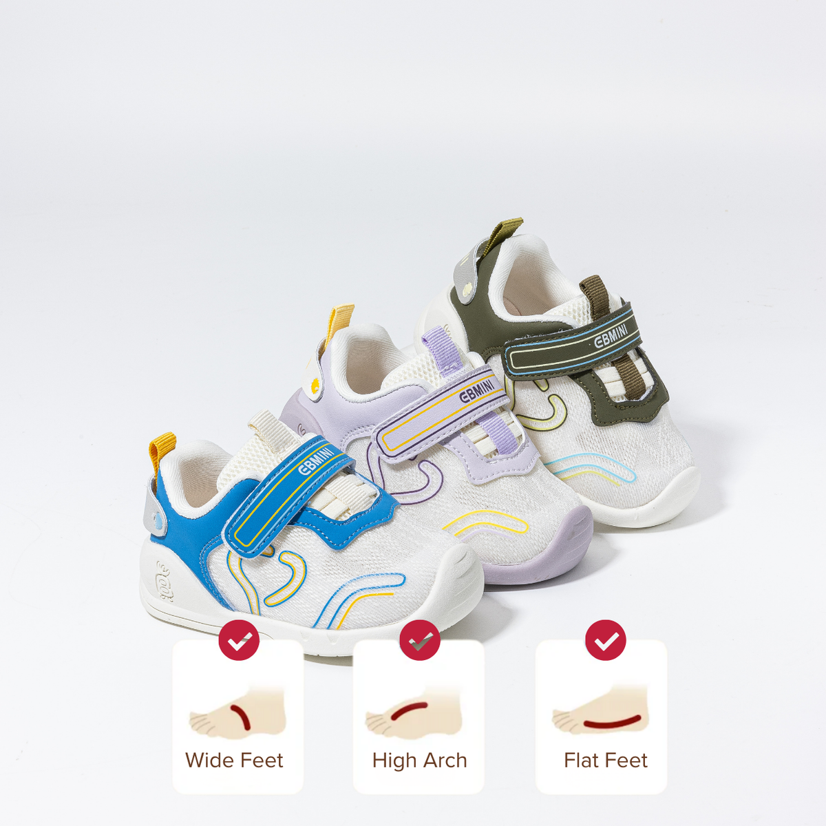 נעלי ספורט Everett Wide Toe יומיומיות