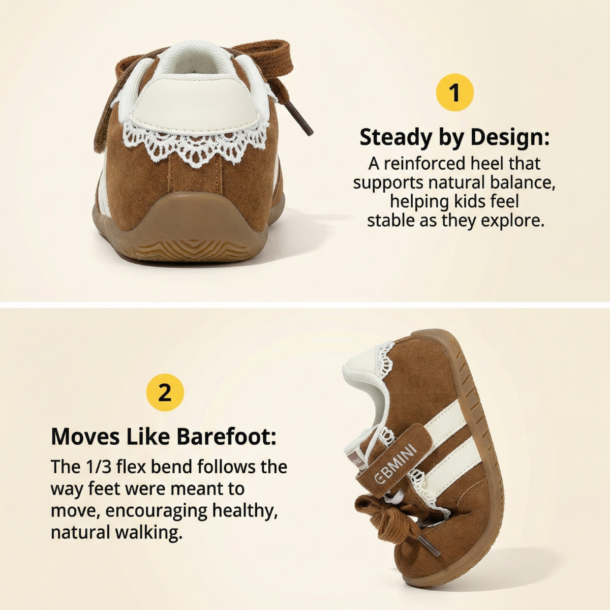 Wide Toe Lace-Detail Sneaker