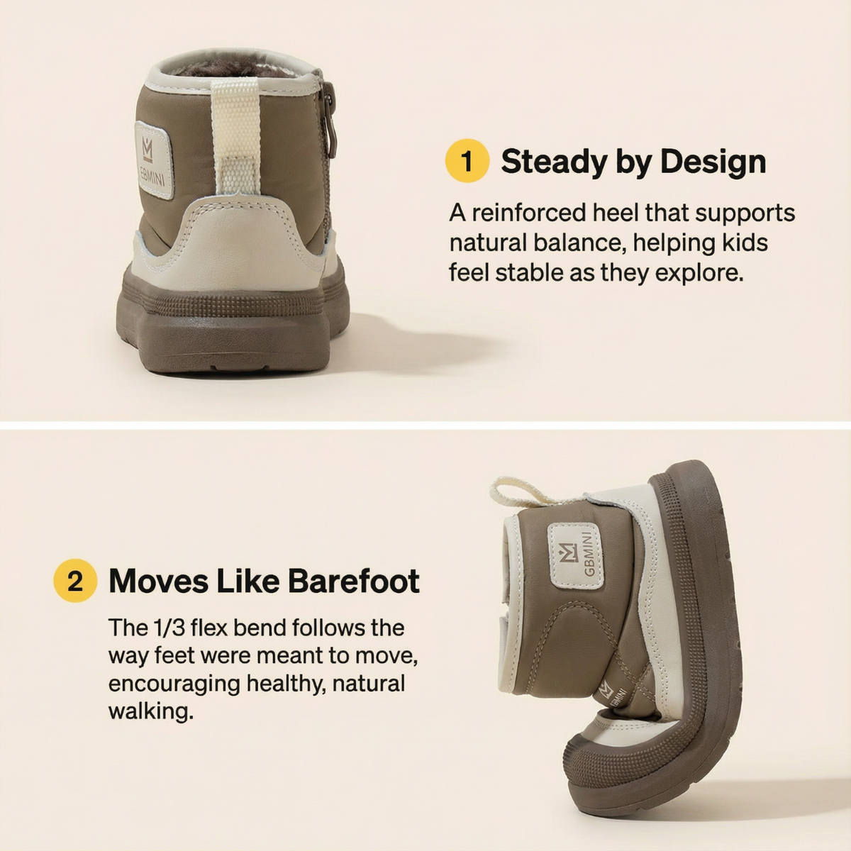 Wide Toe Winter Puff Boot