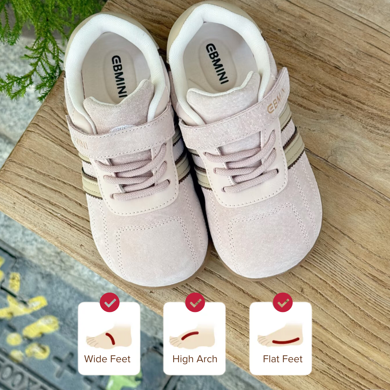 Piper The Wait-For-Me Wide Toe Sneaker