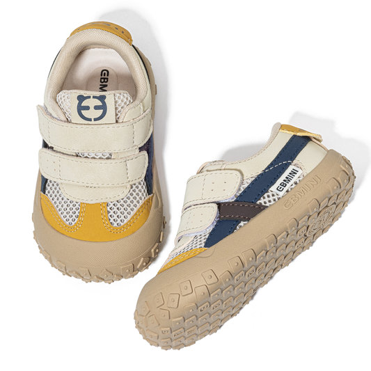 Ari - Sporty Barefoot Mesh Sneaker - Toddler Boys Girls