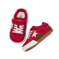 Crimson Star Wide Toe Sneaker