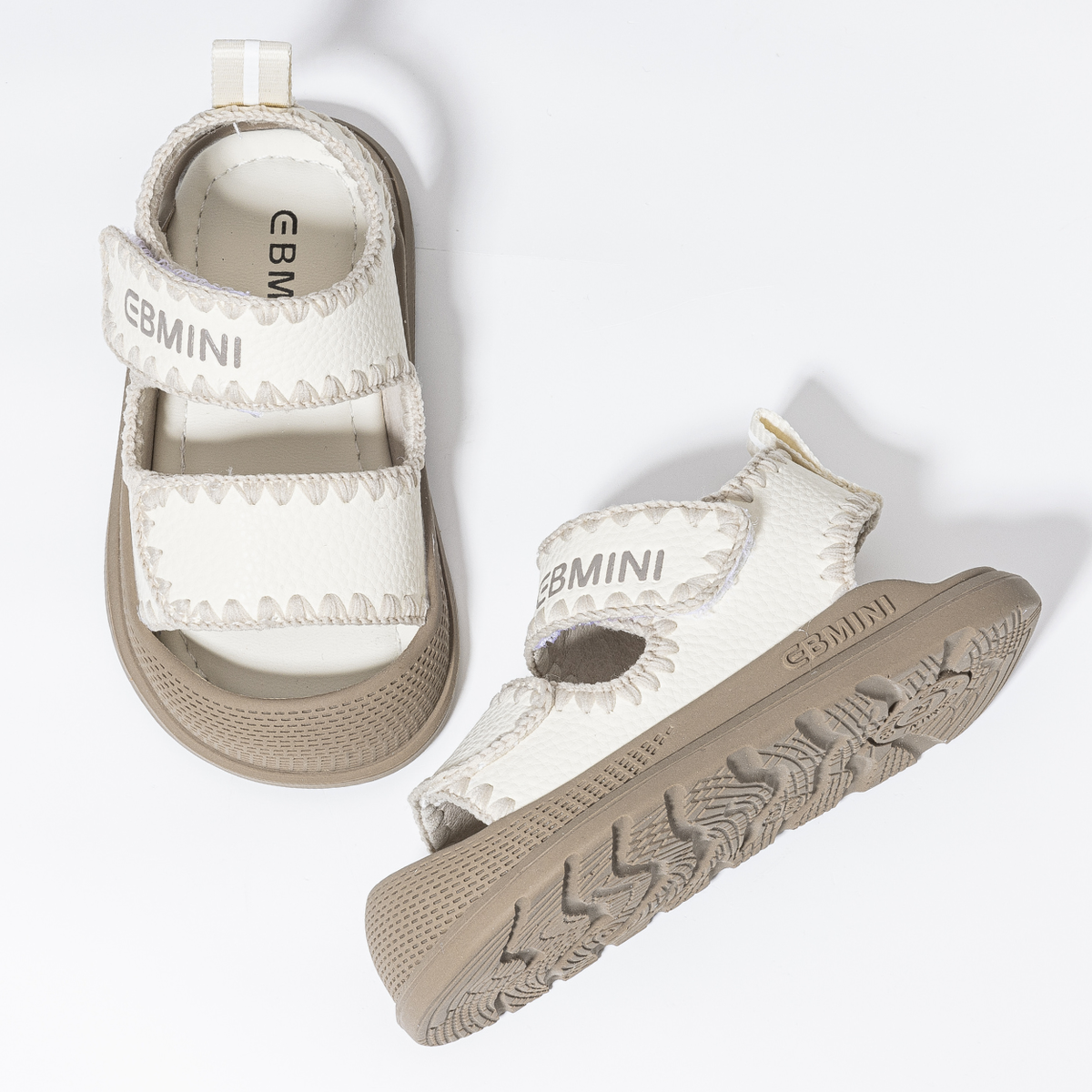 Dune - Barefoot Leather Sandal Wide Toe - Toddler Boys Girls