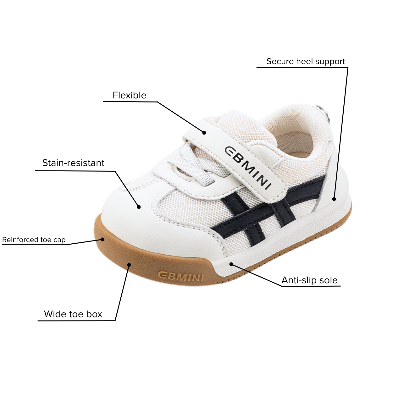 Dune - Barefoot Wide Toe Sneaker - Toddler Boys Girls