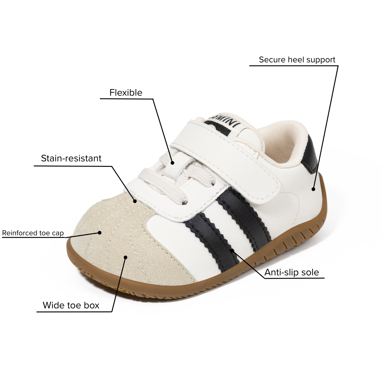 Leo The Sidewalk-Sprint Wide Toe Barefoot Sneaker