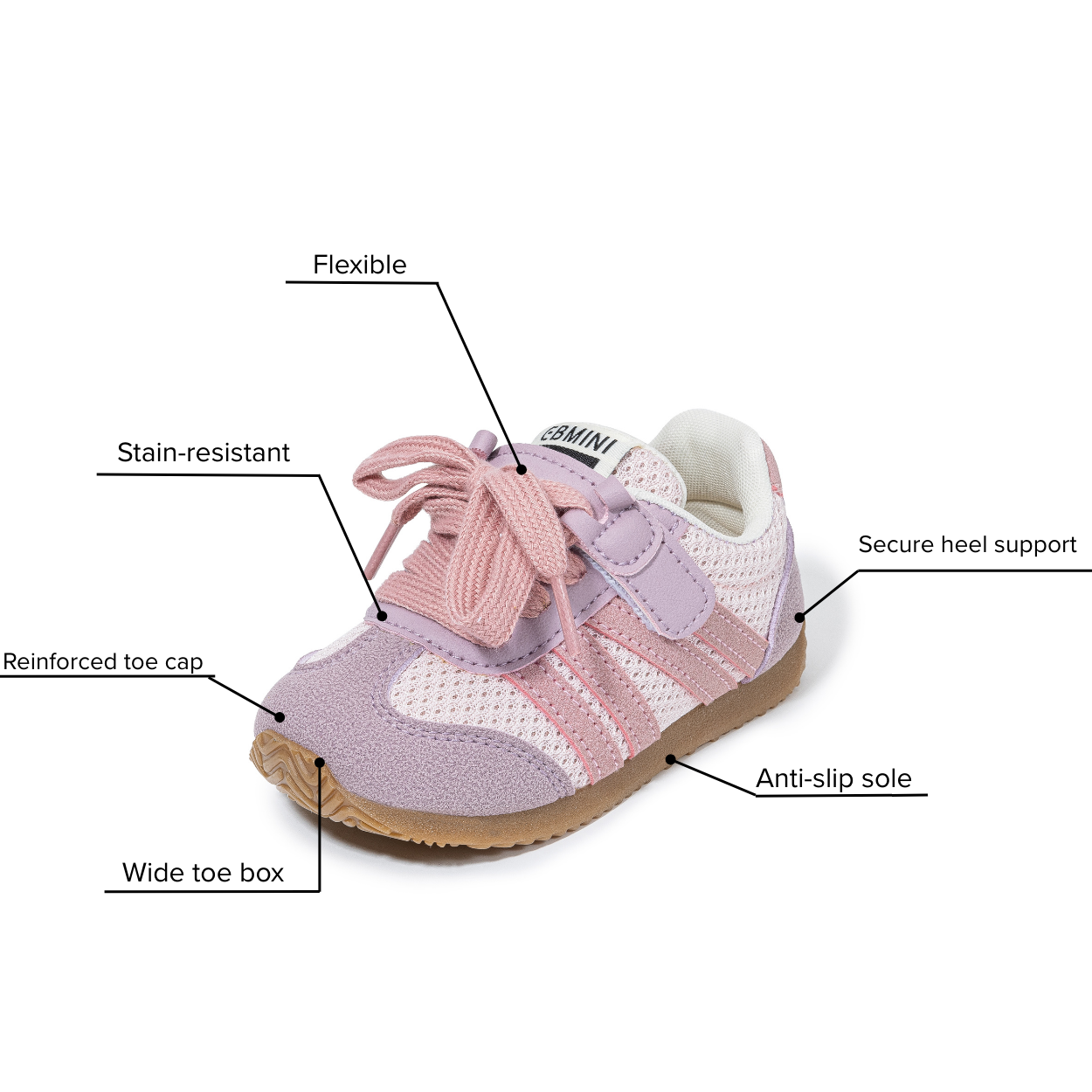 Wide Toe Mesh Play Sneaker