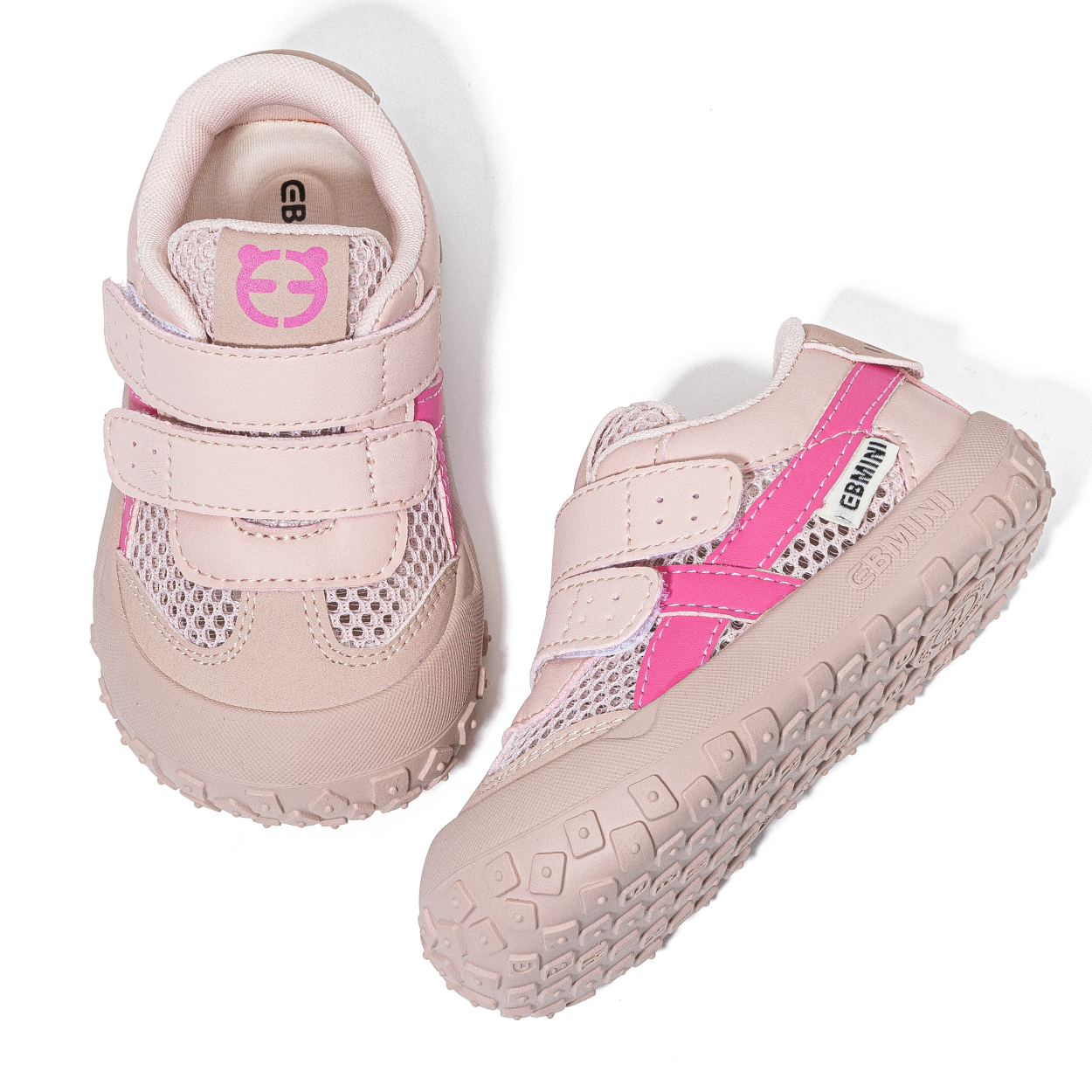 Ari - Sporty Barefoot Mesh Sneaker - Toddler Boys Girls