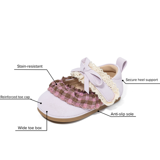 Lila Lace Wide Toe Mary Jane