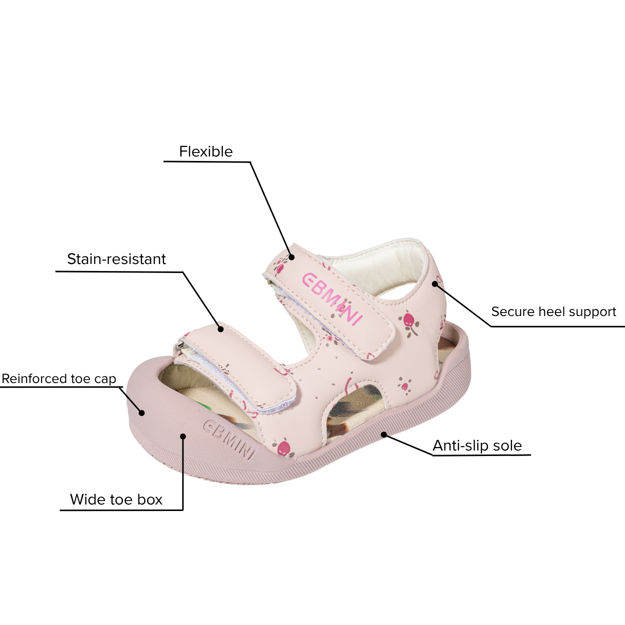 Bloom - Barefoot Water Sandal Protective Toe - Toddler Boys Girls