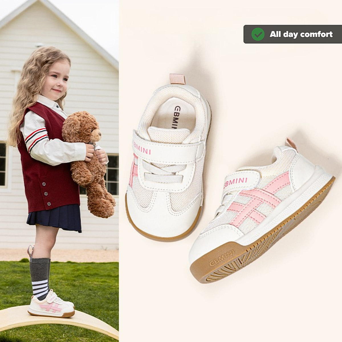 Dune - Barefoot Wide Toe Sneaker - Toddler Boys Girls