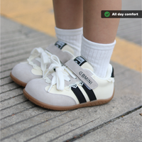 Wide Toe Lace-Detail Sneaker