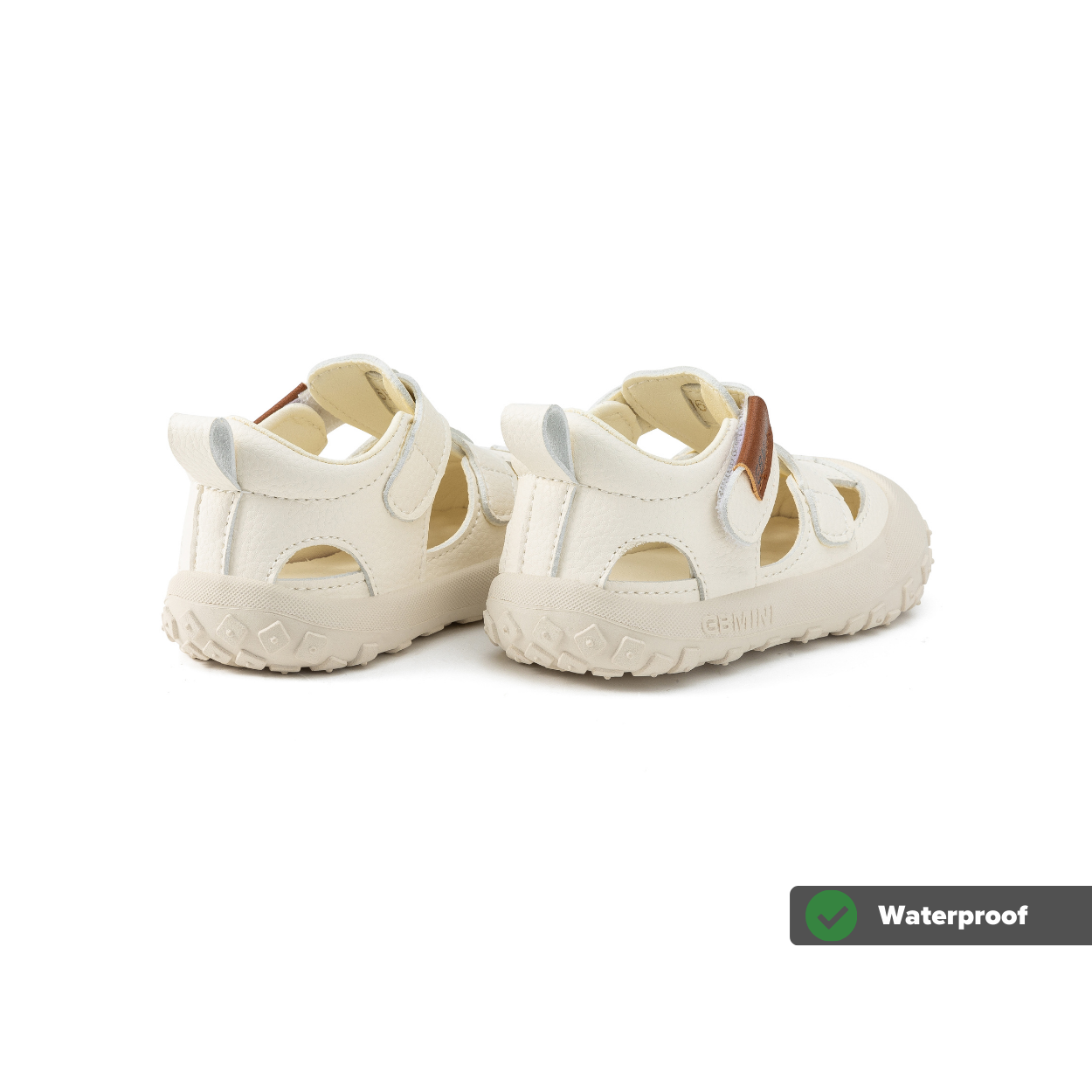 Finn - Barefoot Leather Sandal Wide Toe - Toddler Boys Girls