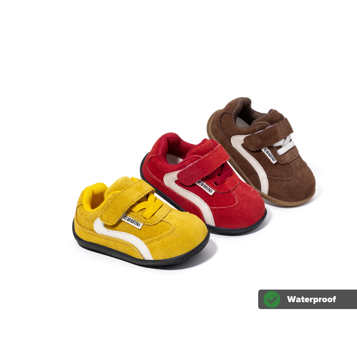 The Rover Wide-Toe Suede Trainer