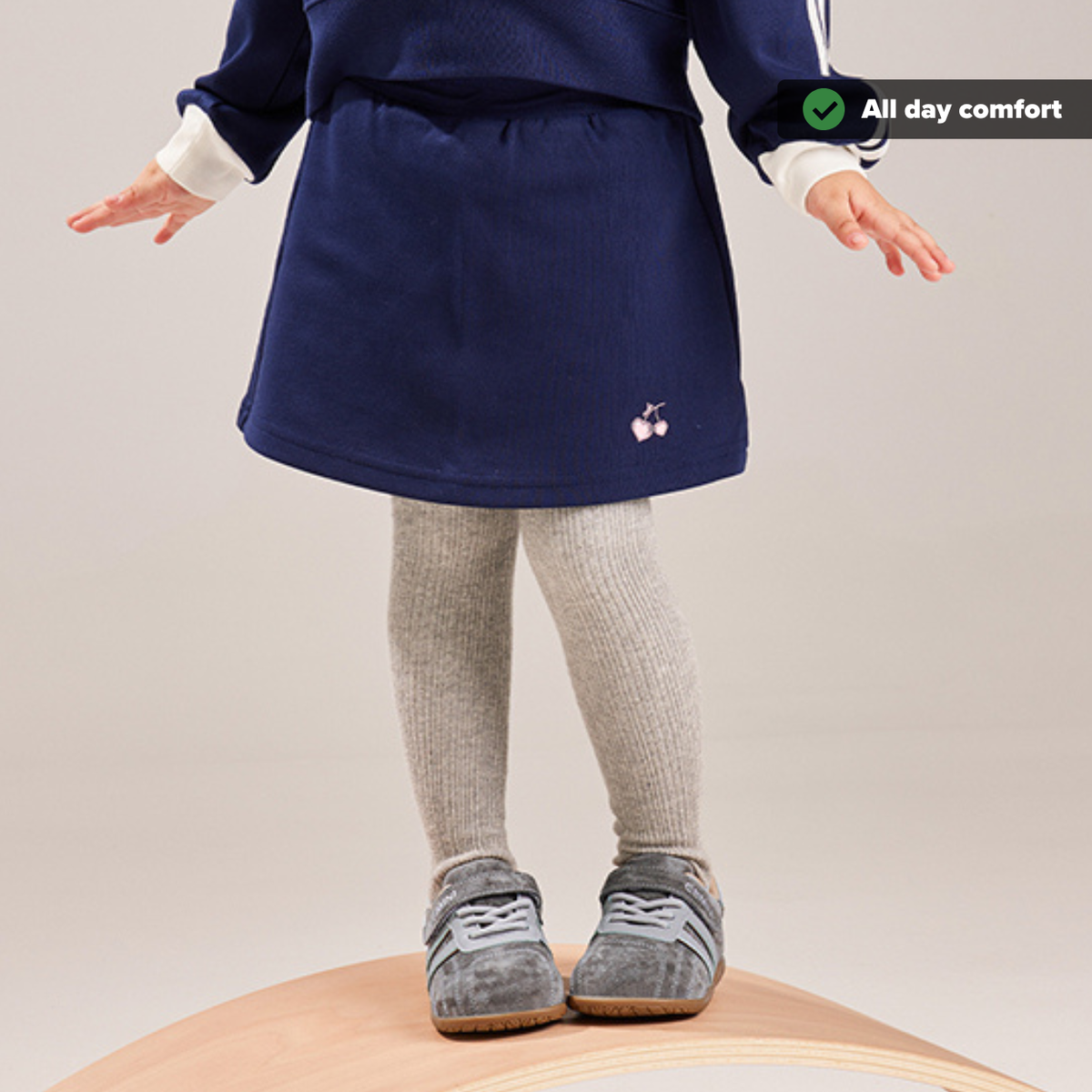 Piper The Wait-For-Me Wide Toe Sneaker