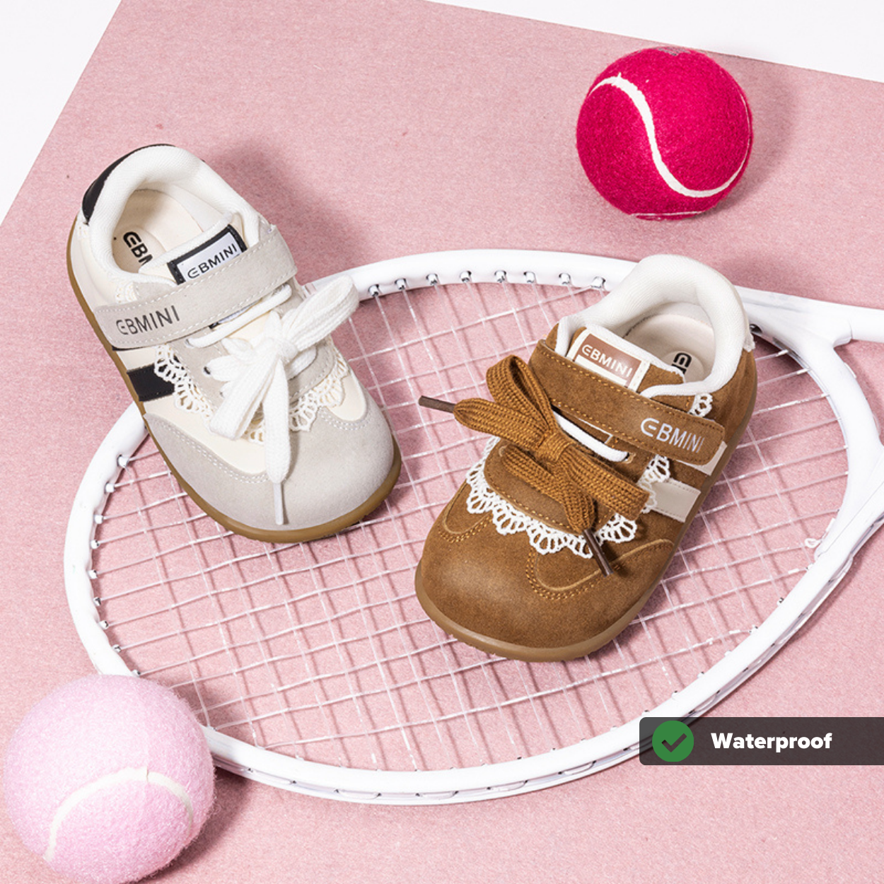 Wide Toe Lace-Detail Sneaker