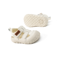Finn - Barefoot Leather Sandal Wide Toe - Toddler Boys Girls