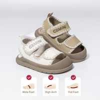 Dune - Barefoot Leather Sandal Wide Toe - Toddler Boys Girls