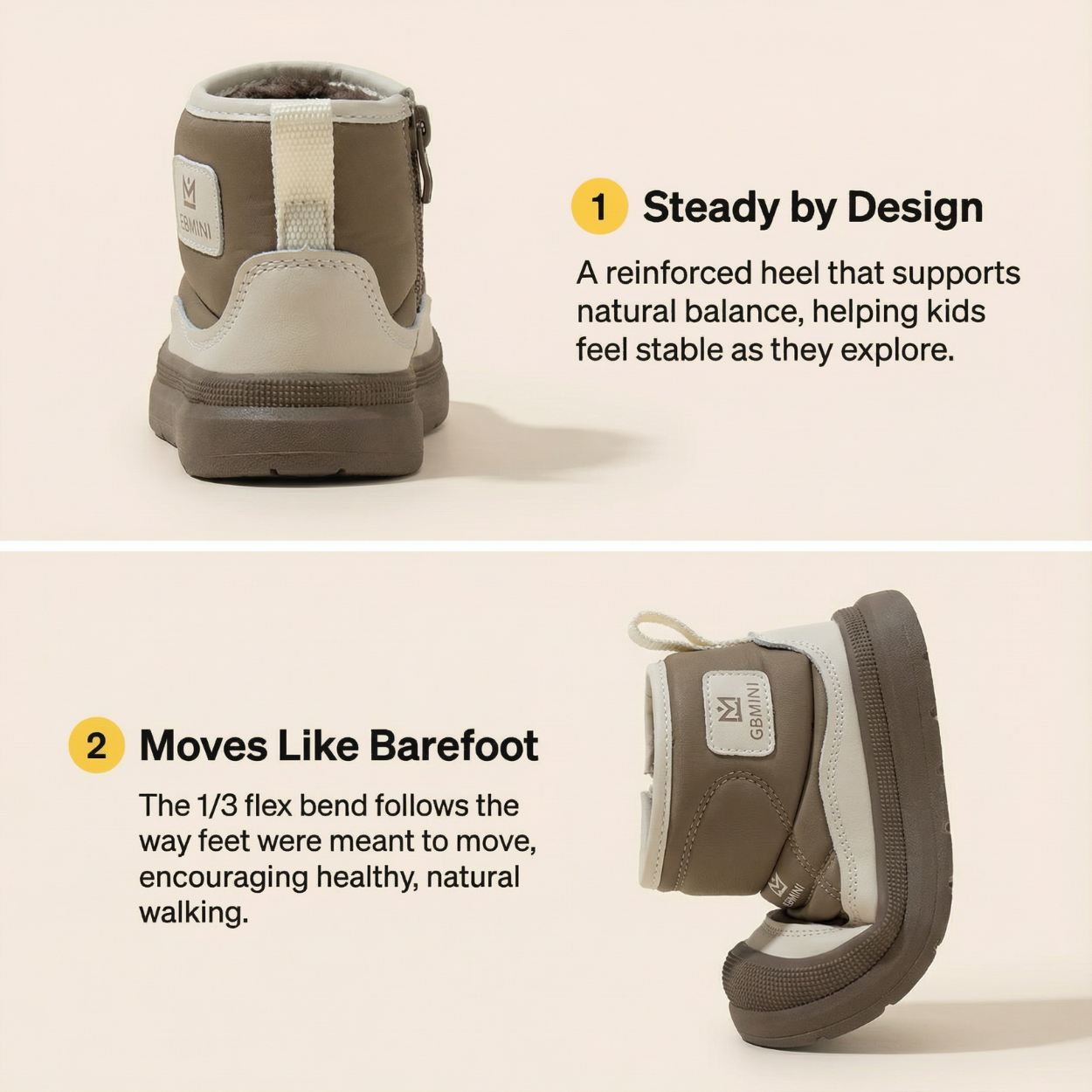 Wide Toe Winter Puff Boot