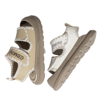 Dune - Barefoot Leather Sandal Wide Toe - Toddler Boys Girls