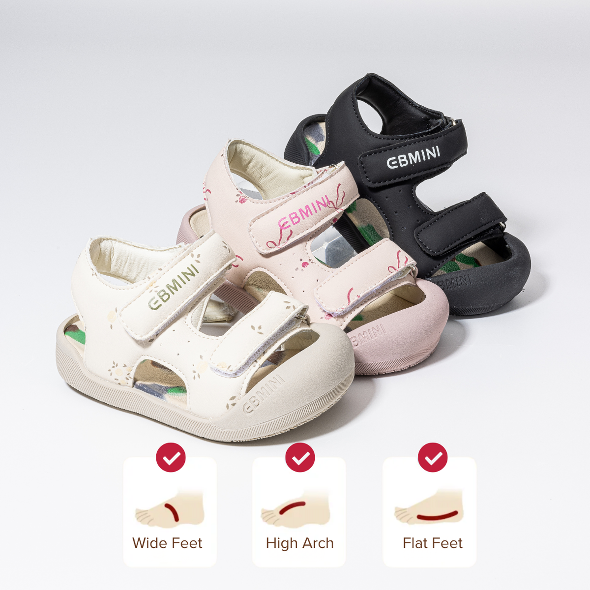 Bloom - Barefoot Water Sandal Protective Toe - Toddler Boys Girls